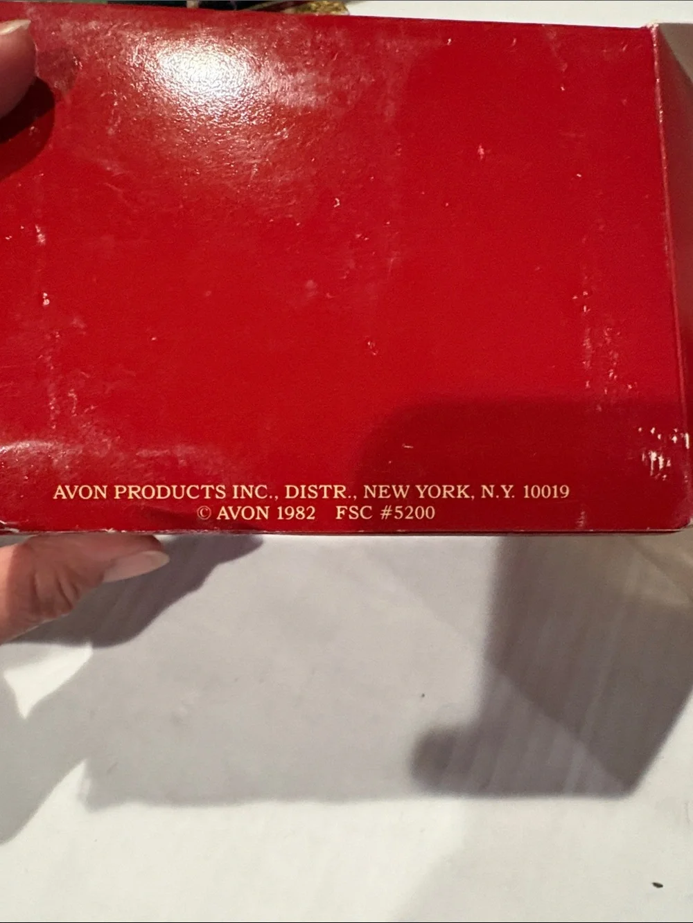 Avon 1982 recipe box new in original box